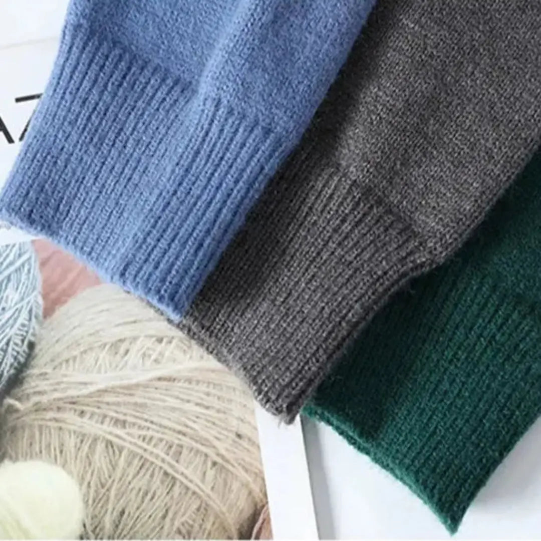 Mason | Patchwork Color-Block Knit Sweater - Northeart Couture