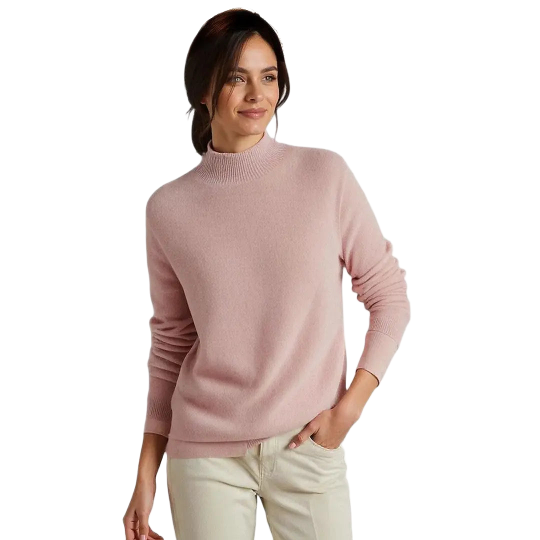 Coraline | Cozy Wool Mock Neck Sweater for Everyday Comfort - Northeart Couture
