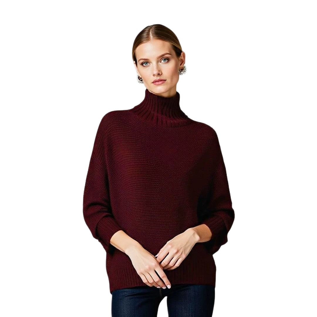 Yasmin | Turtleneck Wool Sweater β Elegant Warmth, Timeless Comfort - Northeart Couture