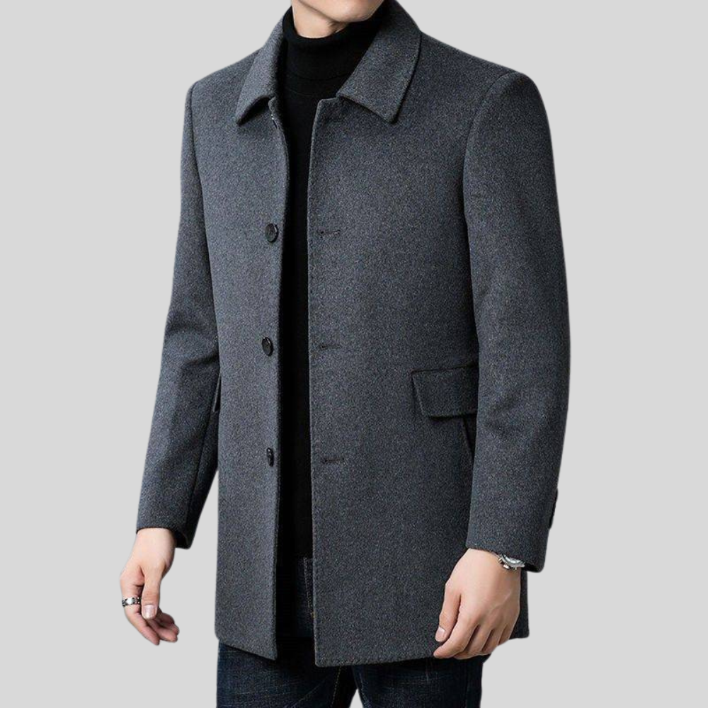 Augustus | Classic Tailored Overcoat for Effortless Sophistication - Northeart Couture