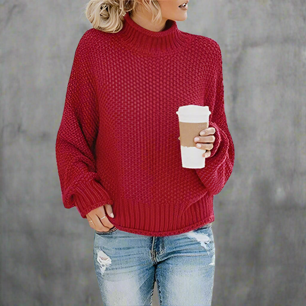 Serena | Boho Chic Knit Pullover Sweater - Northeart Couture