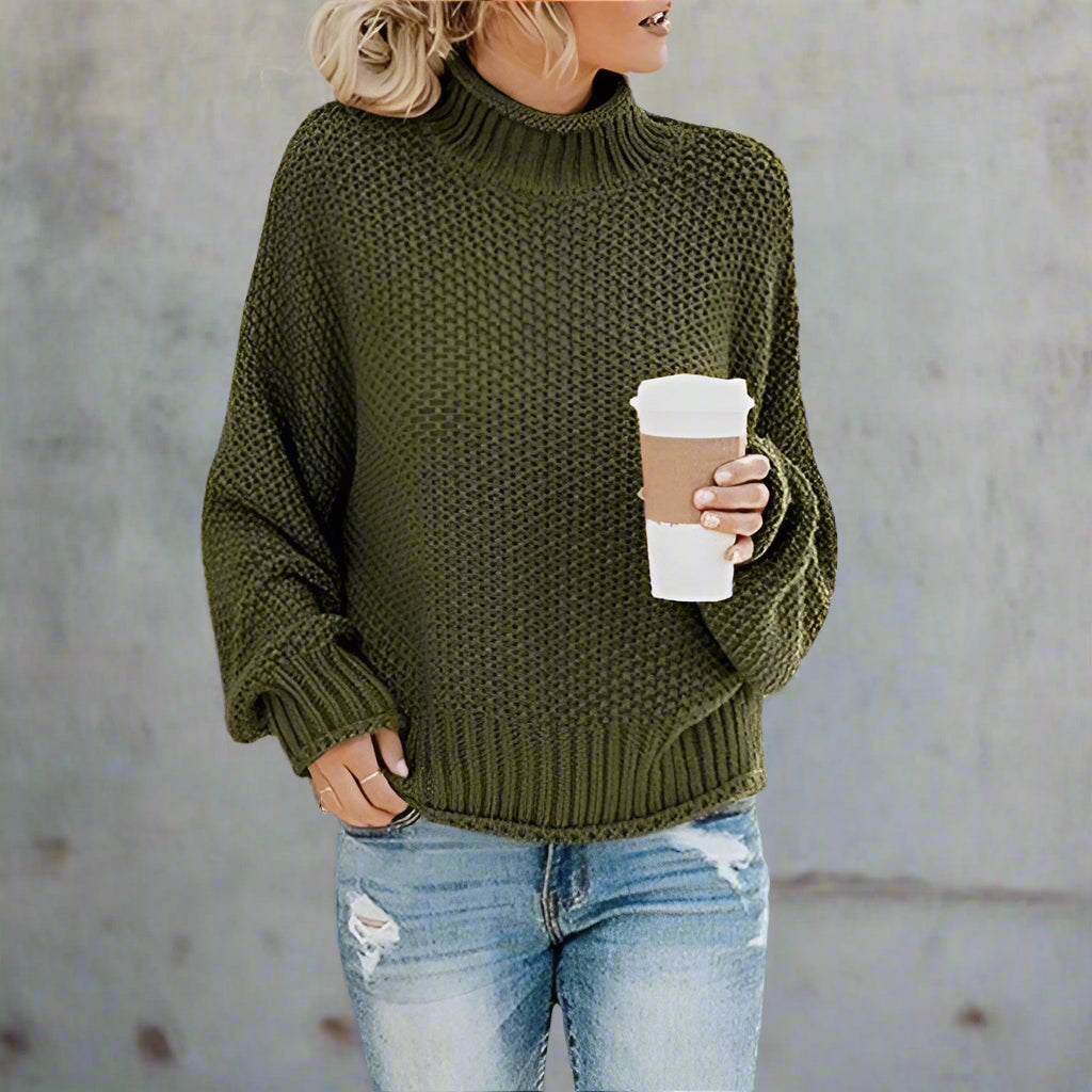 Serena | Boho Chic Knit Pullover Sweater - Northeart Couture