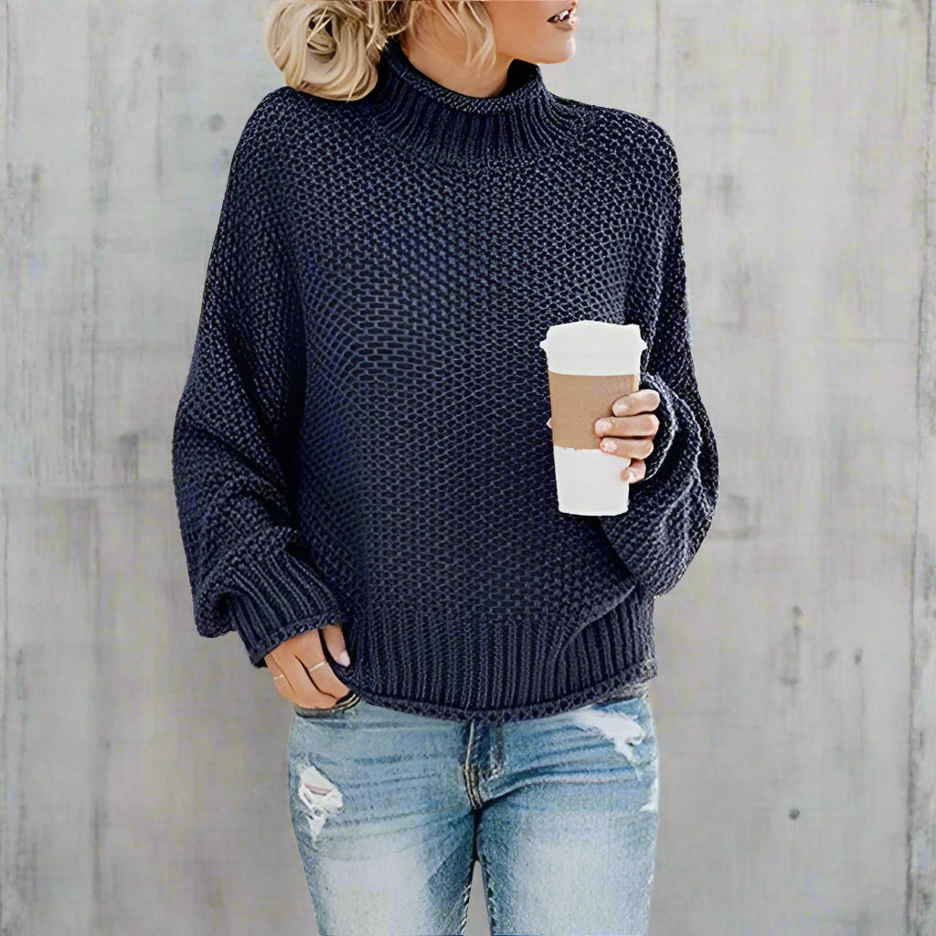 Serena | Boho Chic Knit Pullover Sweater - Northeart Couture
