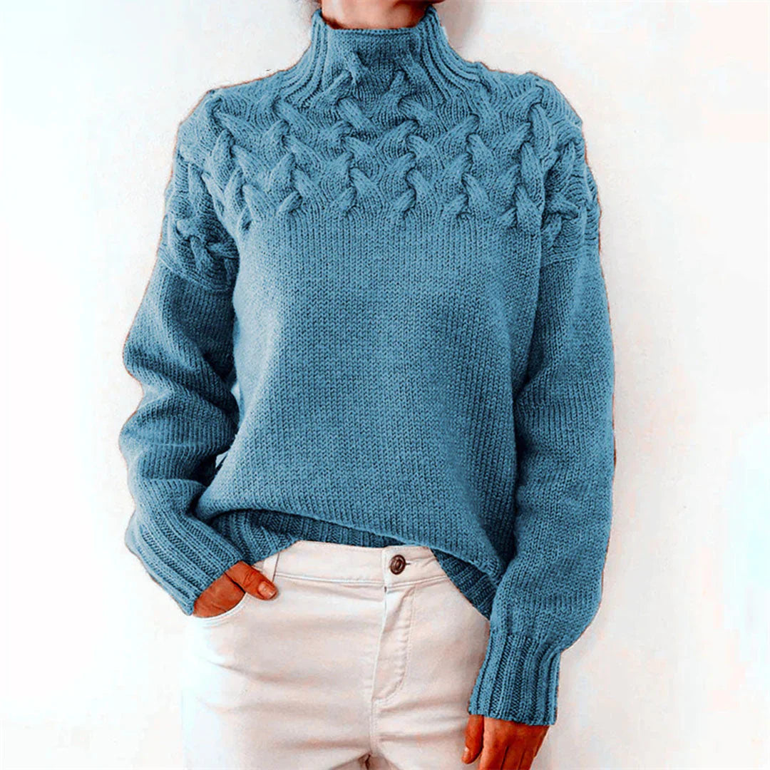 Vesta | Classic Knitted Turtleneck Sweater for Women Cozy Elegance for Every Season - Northeart Couture