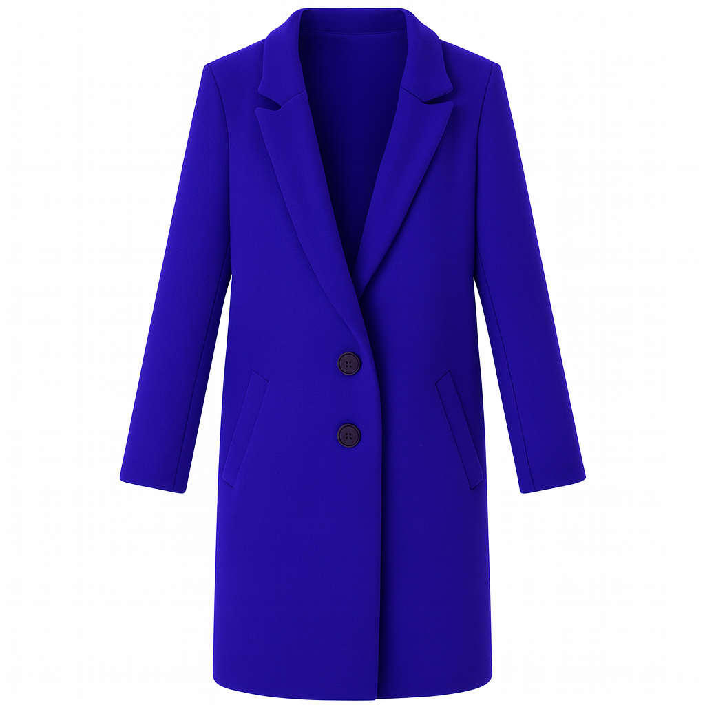 Mila | Stylish Women Coat with Button Closure and Turned-Down Collar - Northeart Couture