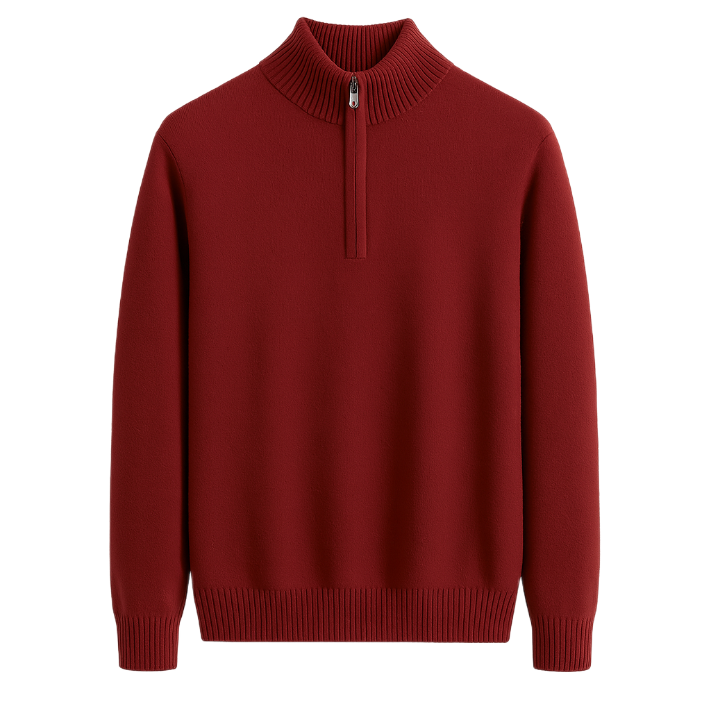 Alicante | Cashmere Half-Zip Sweater Soft - Northeart Couture