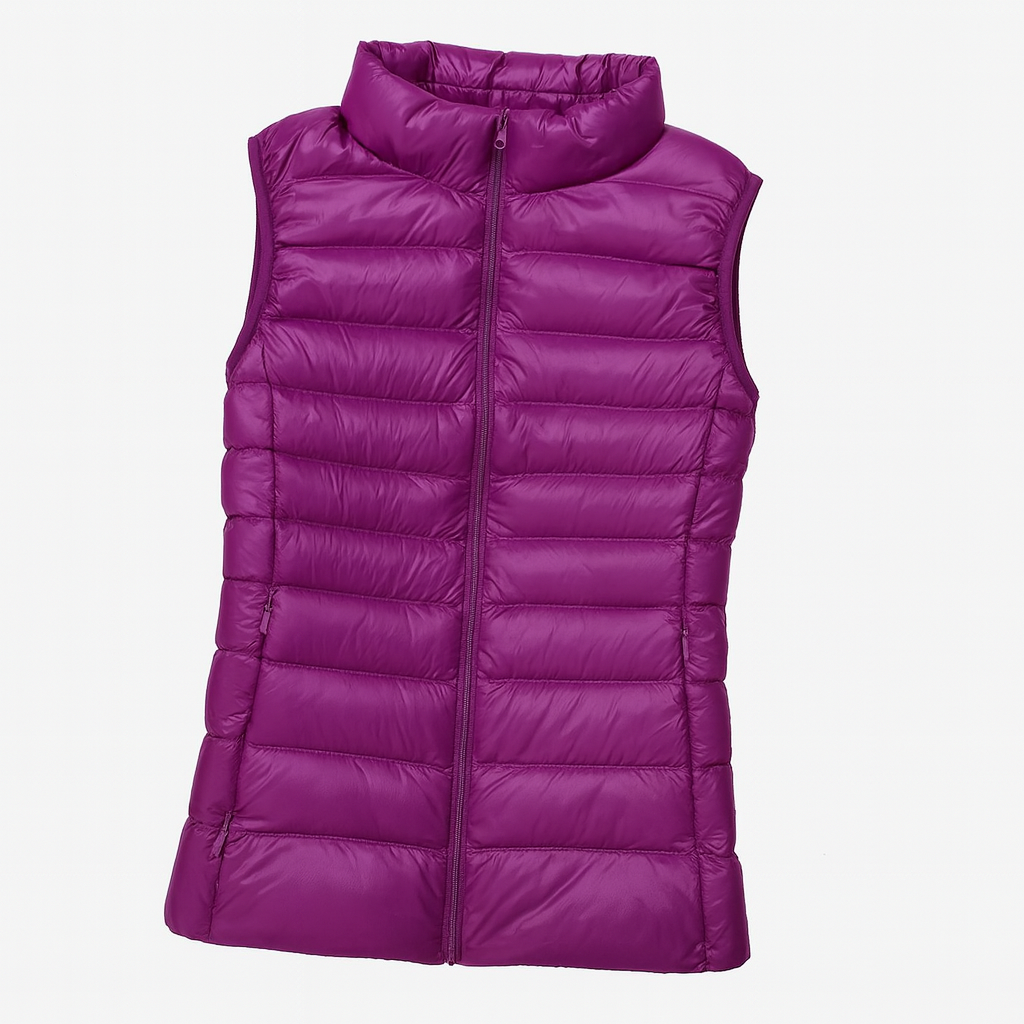Elena | Ultralight Women Down Vest — Stylish Comfort - Northeart Couture