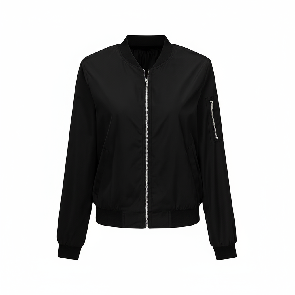 Mitsy | Classic Bomber Jacket For Women - Northeart Couture