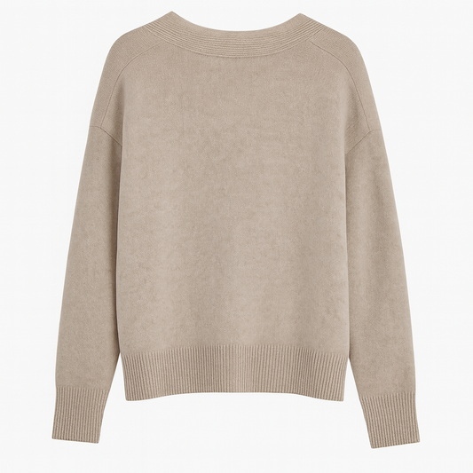Sofia | Cashmere V-Neck Women Jumper - Northeart Couture