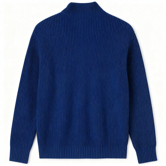 Sandro | Zip Neck Sweater for Men Timeless Comfort and Modern Cold Weather Style - Northeart Couture