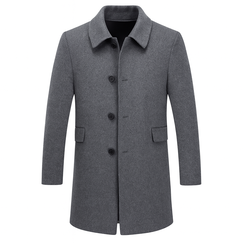 Augustus | Classic Tailored Overcoat for Effortless Sophistication - Northeart Couture