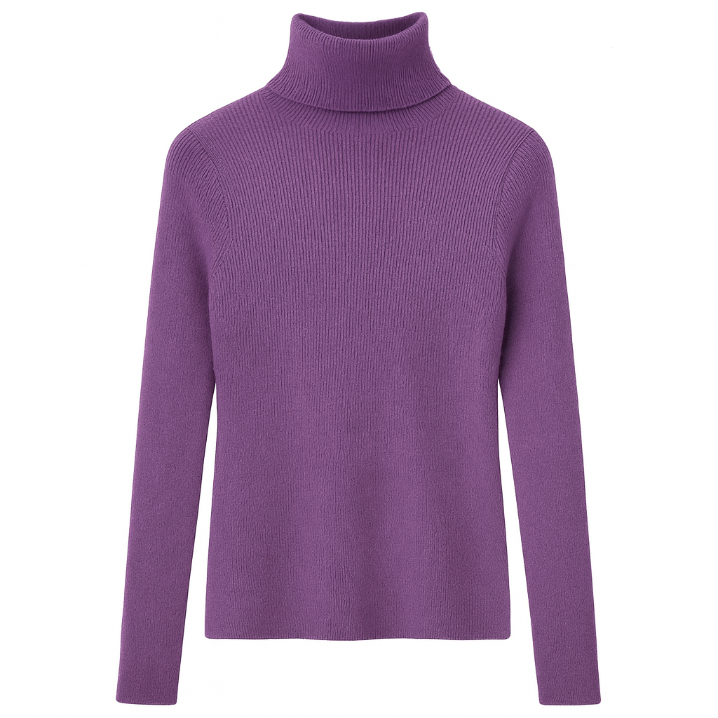 Vivienne | Women Casual Turtleneck Pullover Sweater - Northeart Couture