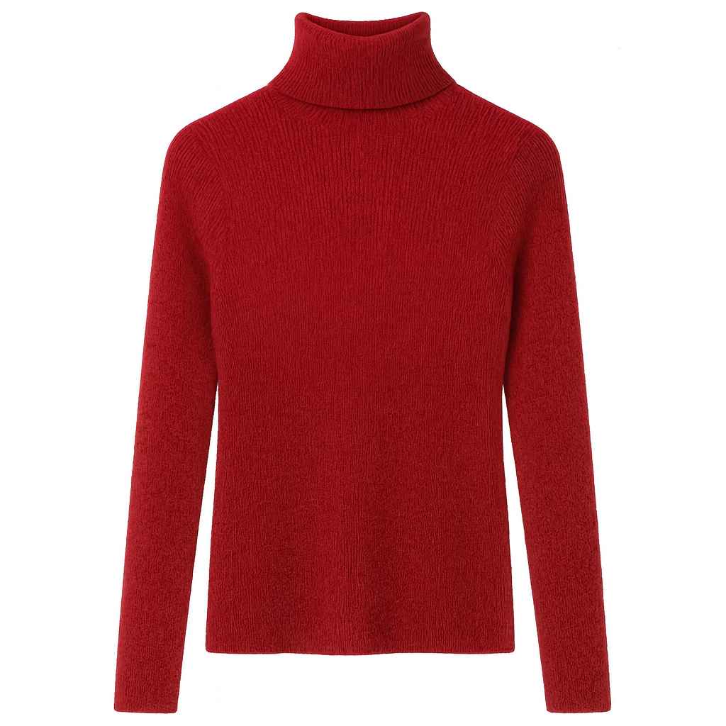 Vivienne | Women Casual Turtleneck Pullover Sweater - Northeart Couture