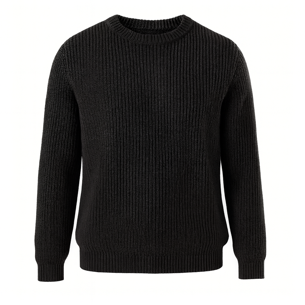 Raphaël | Luxe Crewneck Sweater — Soft Acrylic Knit for Elevated Comfort - Northeart Couture