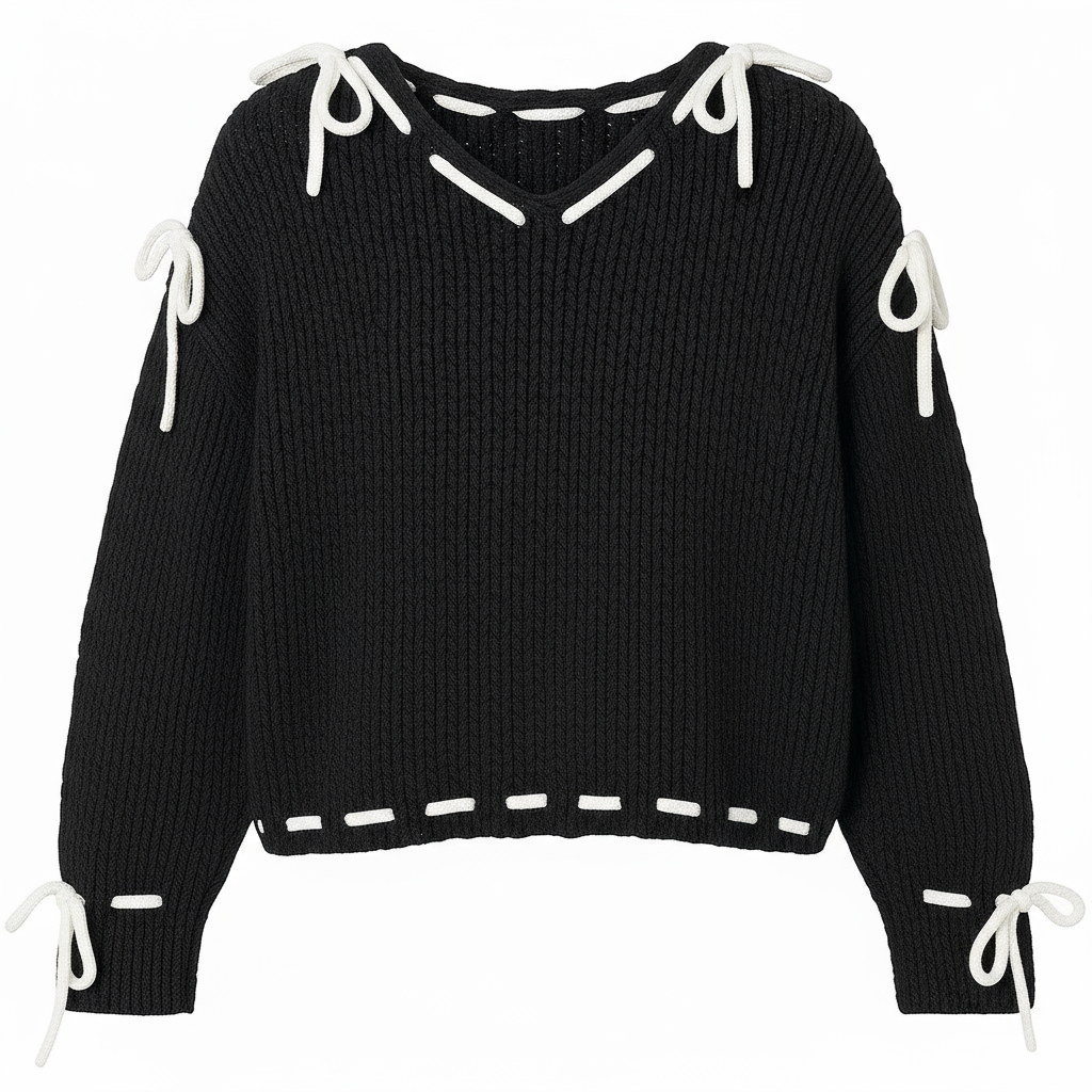 Fiorayne | Casual Semi-Loose Fit Knit Sweater for Women Effortless Elegance for Every Season - Northeart Couture