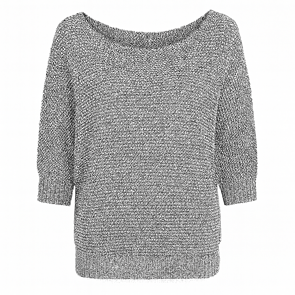 Aubrey | Elegant Knitted Pullover Three Quarter Sleeve Sweater - Northeart Couture