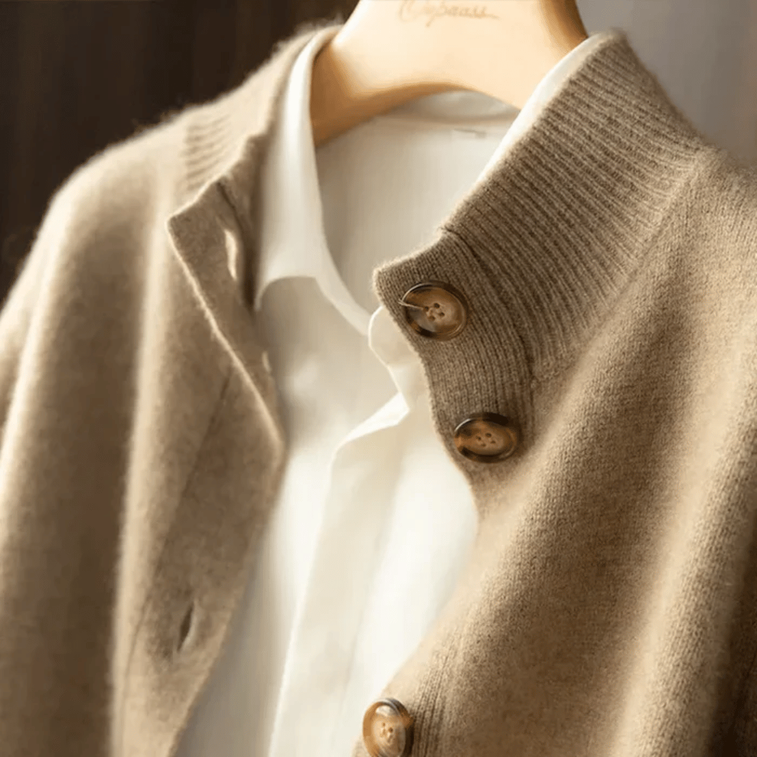 Amélie | Chic Knit Button Cardigan - Northeart Couture