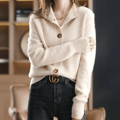 Amélie | Chic Knit Button Cardigan - Northeart Couture