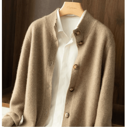 Amélie | Chic Knit Button Cardigan - Northeart Couture