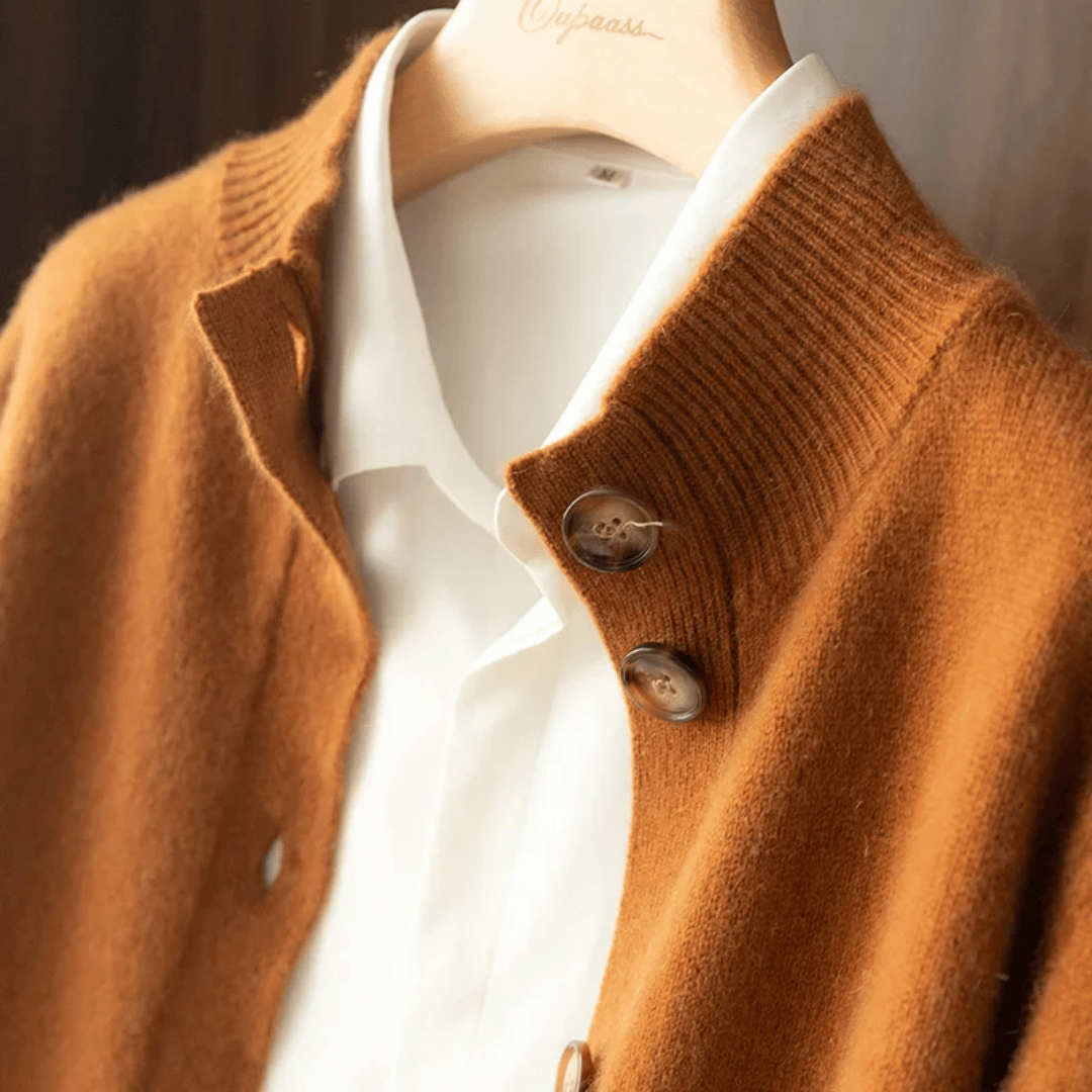Amélie | Chic Knit Button Cardigan - Northeart Couture