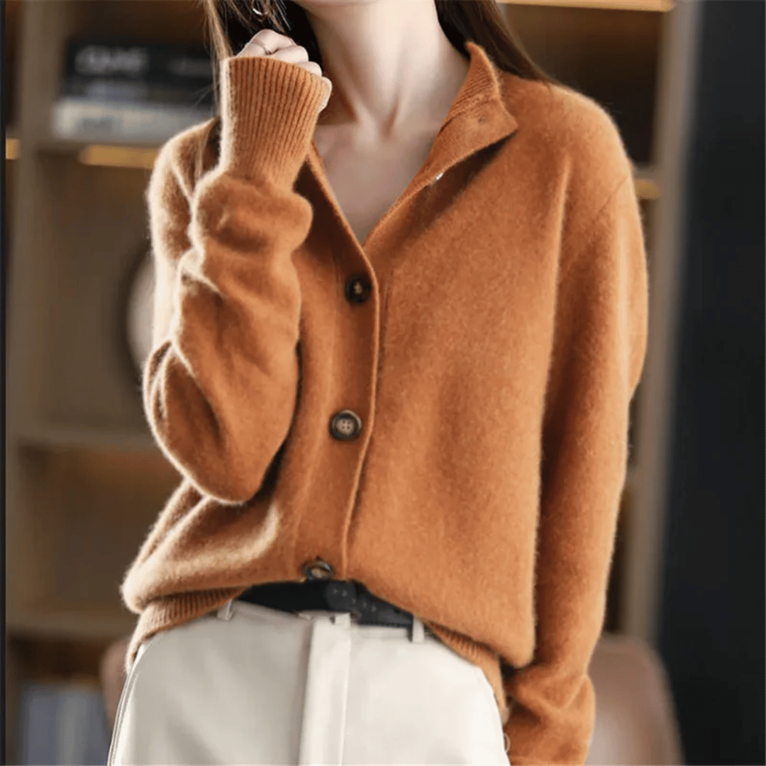 Amélie | Chic Knit Button Cardigan - Northeart Couture