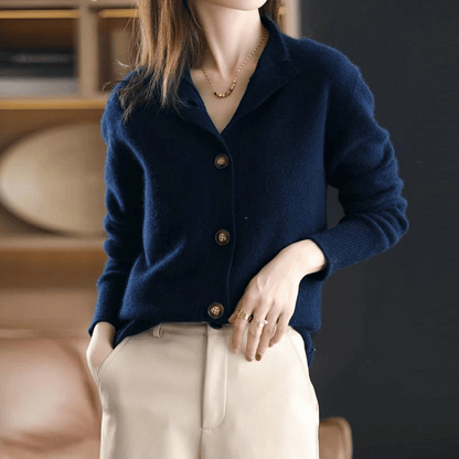 Amélie | Chic Knit Button Cardigan - Northeart Couture