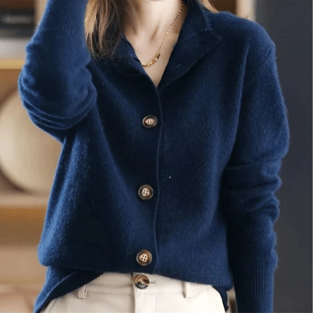 Amélie | Chic Knit Button Cardigan - Northeart Couture