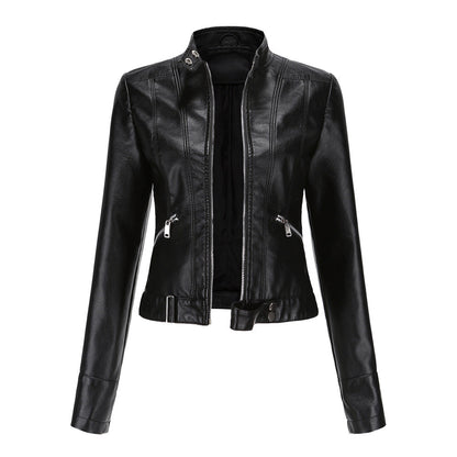 Freya | Classic Slim Leather Jacket for Women - Northeart Couture