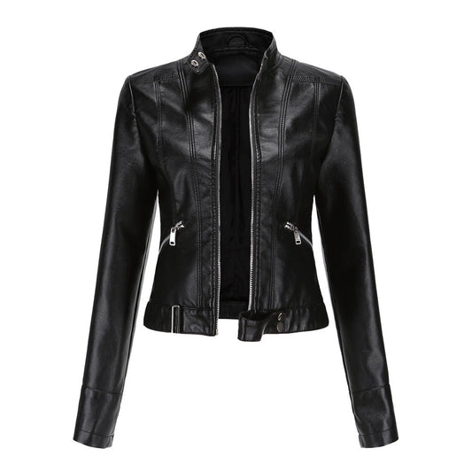 Freya | Classic Slim Leather Jacket for Women - Northeart Couture