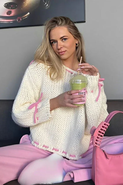 Fiorayne | Casual Semi-Loose Fit Knit Sweater for Women Effortless Elegance for Every Season - Northeart Couture