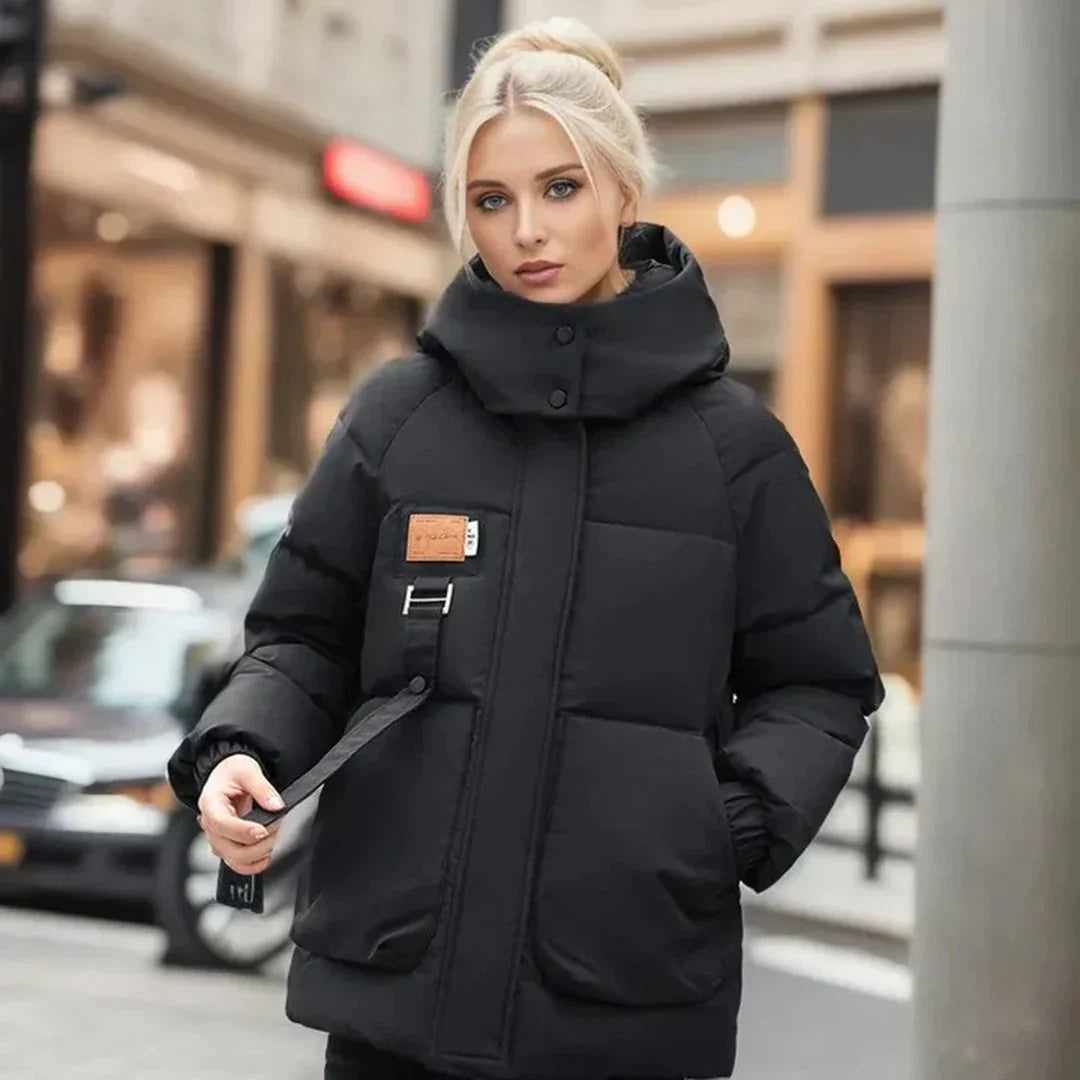 Mirtle | High Collar Padded Winter Jacket for Stylish Warmth - Northeart Couture