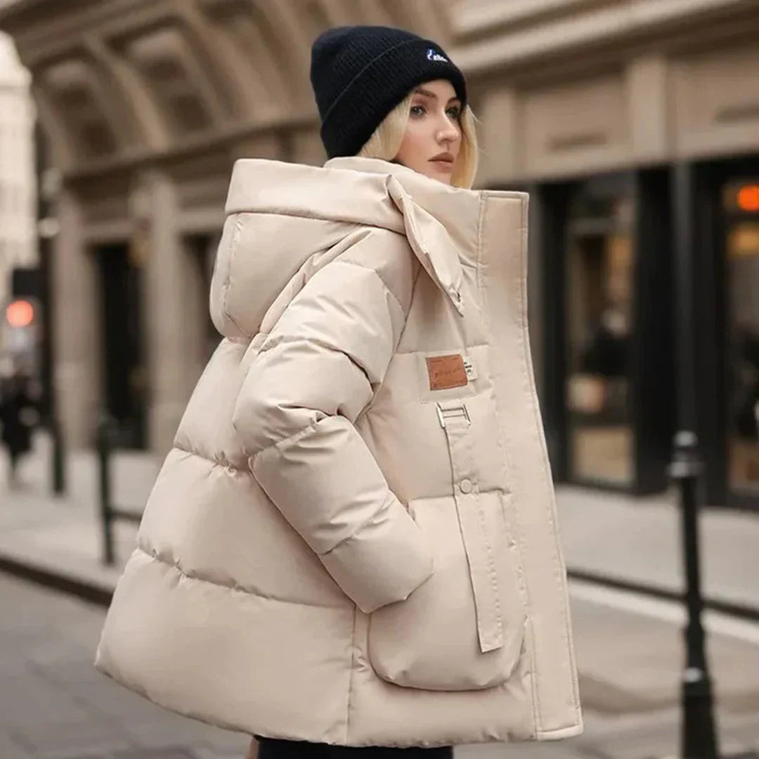 Mirtle | High Collar Padded Winter Jacket for Stylish Warmth - Northeart Couture