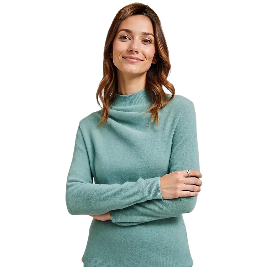 Coraline | Cozy Wool Mock Neck Sweater for Everyday Comfort - Northeart Couture