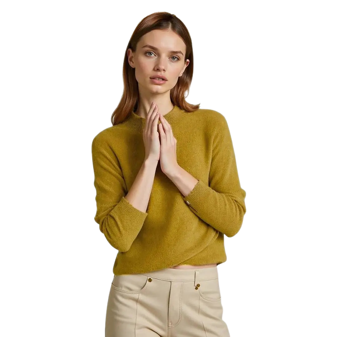Coraline | Cozy Wool Mock Neck Sweater for Everyday Comfort - Northeart Couture