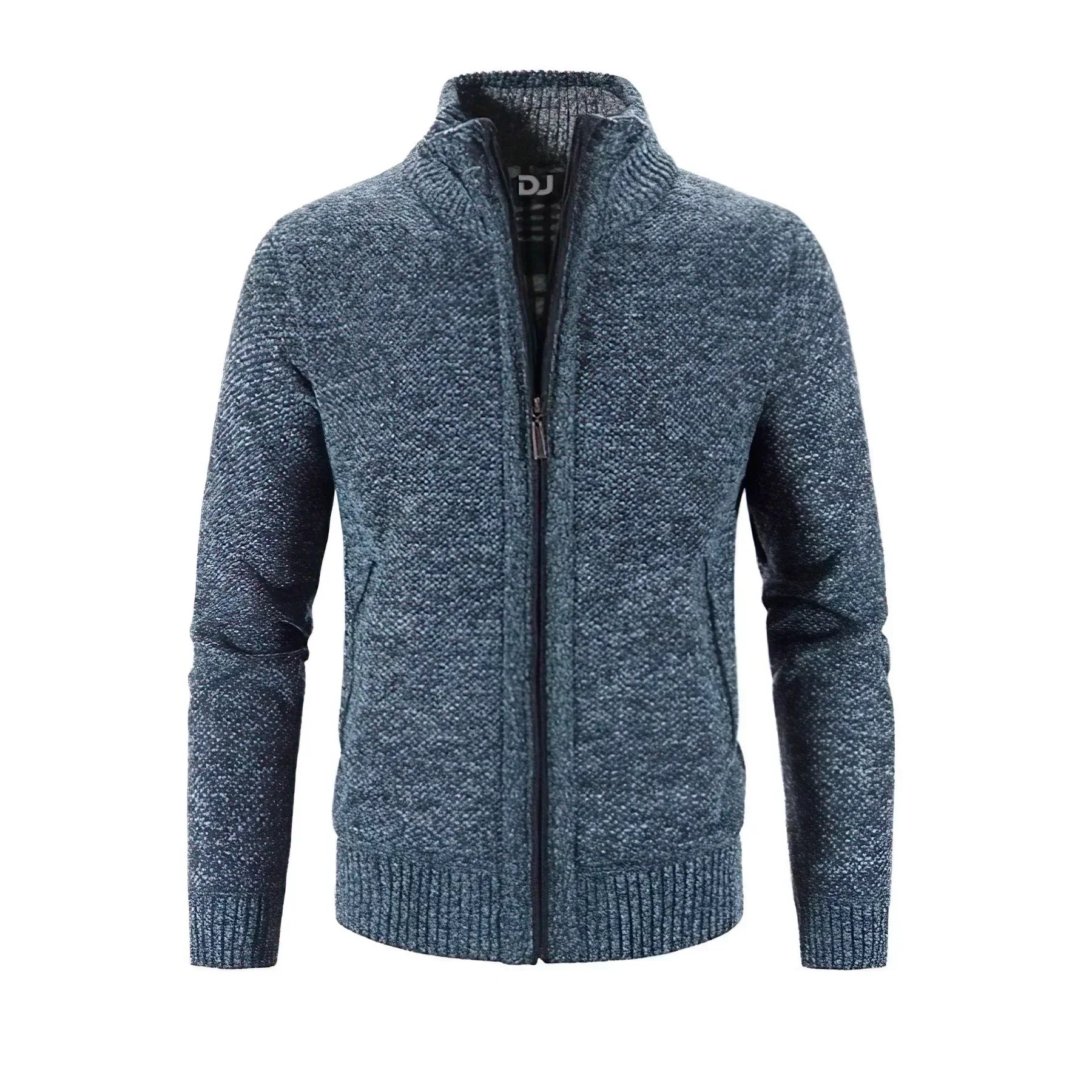 Harvey | Classic Zip-Up Knitted Cardigan for Men - Northeart Couture