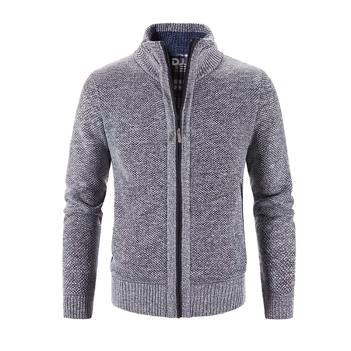 Harvey | Classic Zip-Up Knitted Cardigan for Men - Northeart Couture