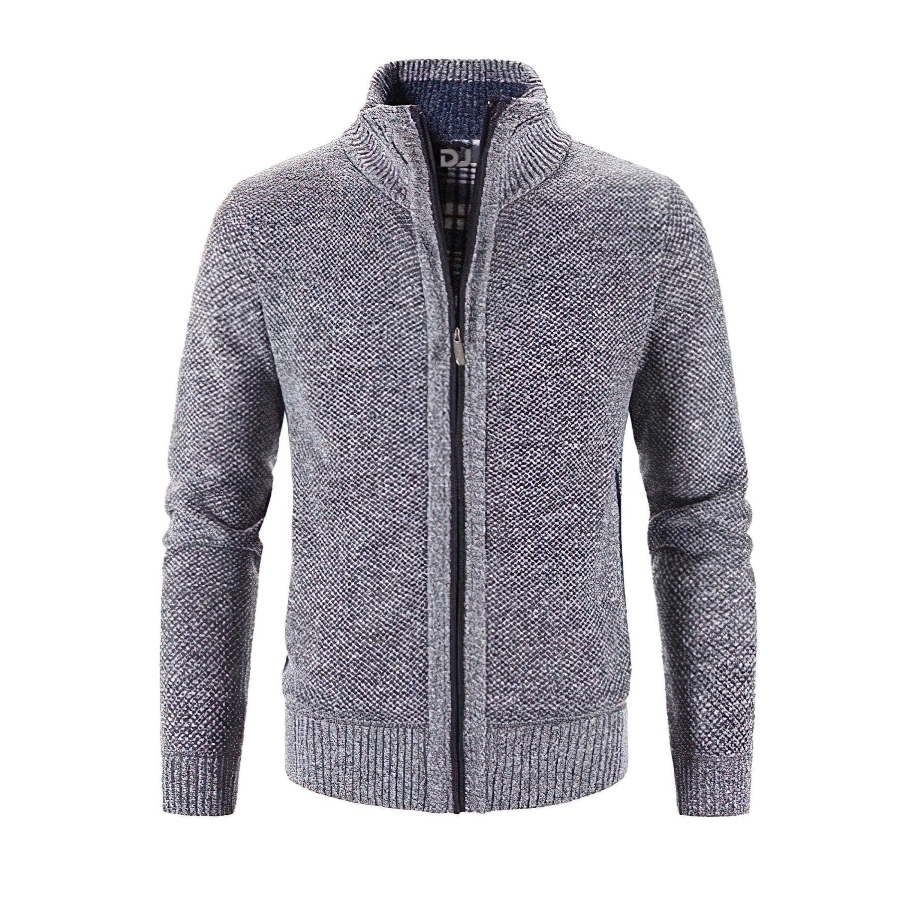 Harvey | Classic Zip-Up Knitted Cardigan for Men - Northeart Couture