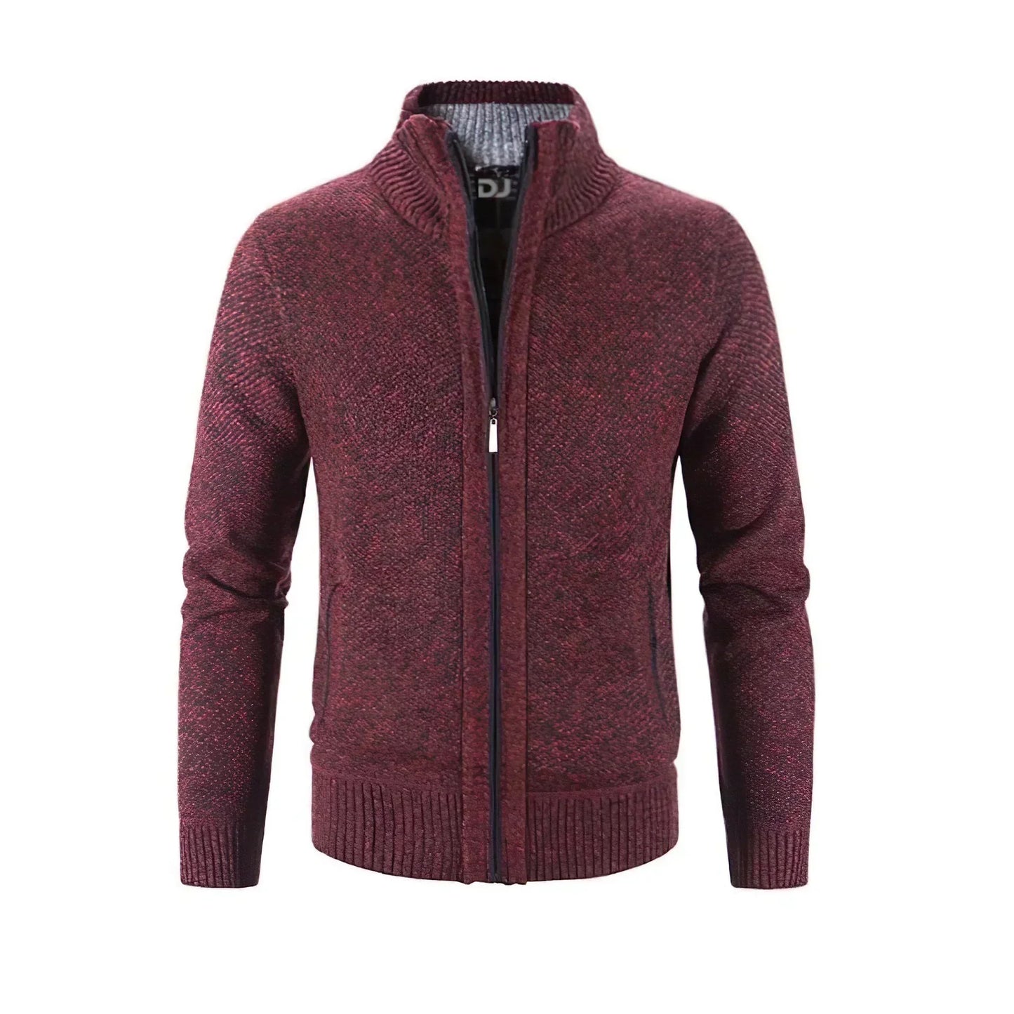 Harvey | Classic Zip-Up Knitted Cardigan for Men - Northeart Couture