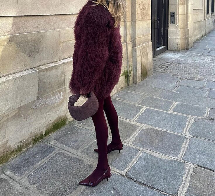 Celina | Elegant Oversized Faux Fur Winter Coat for Luxurious Warmth and Timeless Style - Northeart Couture