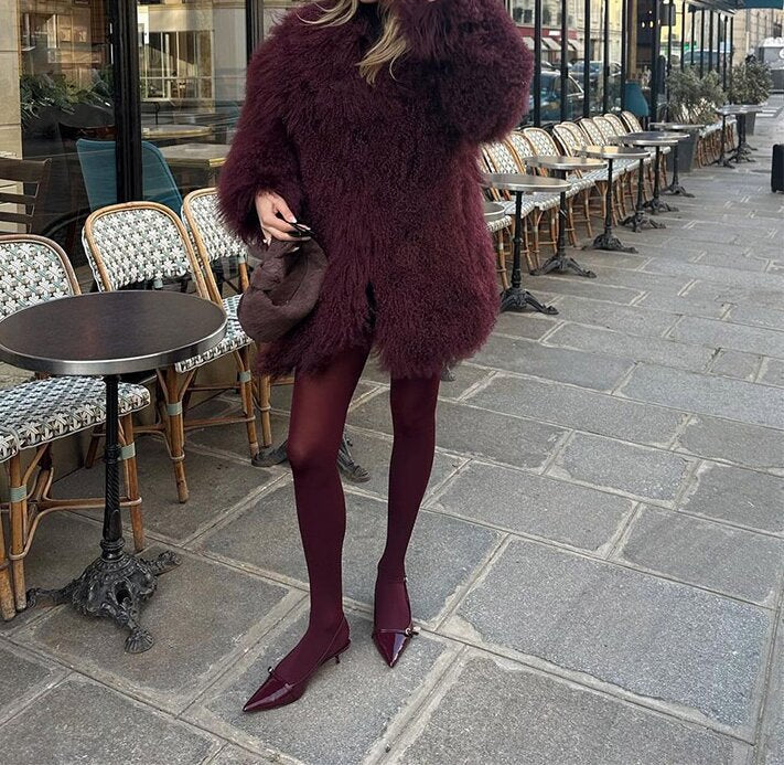 Celina | Elegant Oversized Faux Fur Winter Coat for Luxurious Warmth and Timeless Style - Northeart Couture