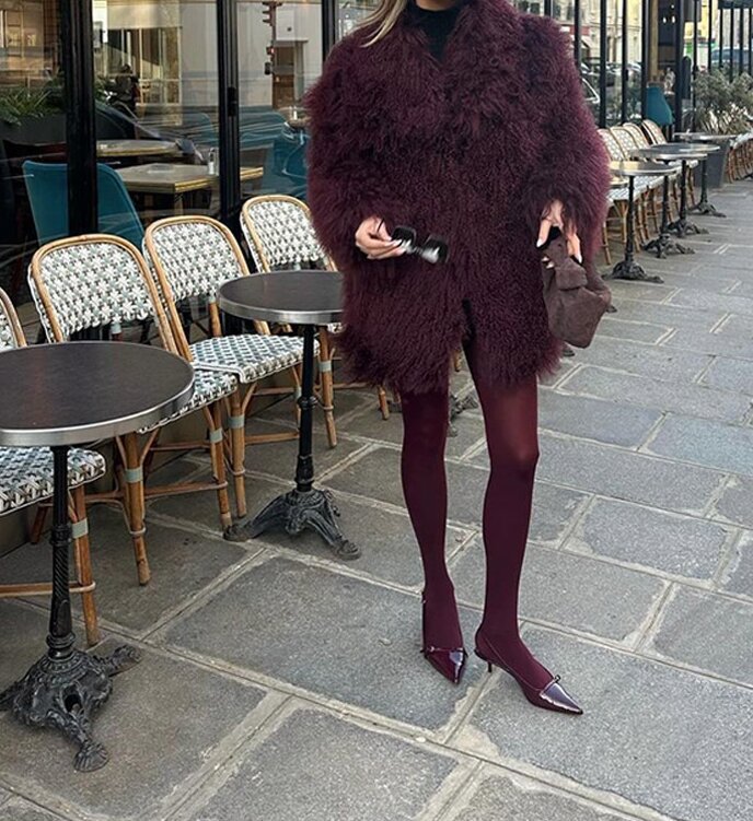 Celina | Elegant Oversized Faux Fur Winter Coat for Luxurious Warmth and Timeless Style - Northeart Couture