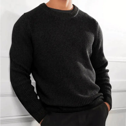 Raphaël | Luxe Crewneck Sweater — Soft Acrylic Knit for Elevated Comfort - Northeart Couture