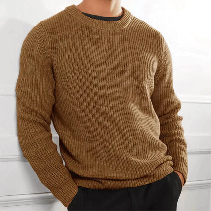 Raphaël | Luxe Crewneck Sweater — Soft Acrylic Knit for Elevated Comfort - Northeart Couture