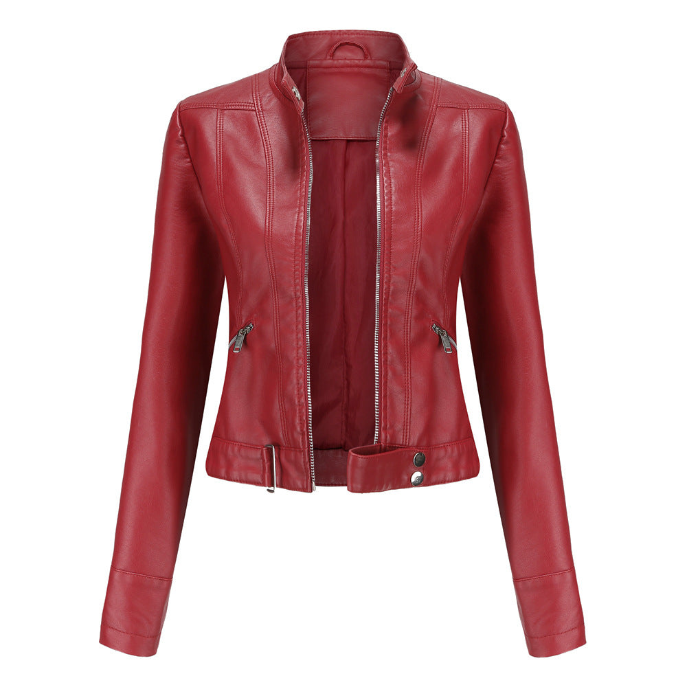 Freya | Classic Slim Leather Jacket for Women - Northeart Couture