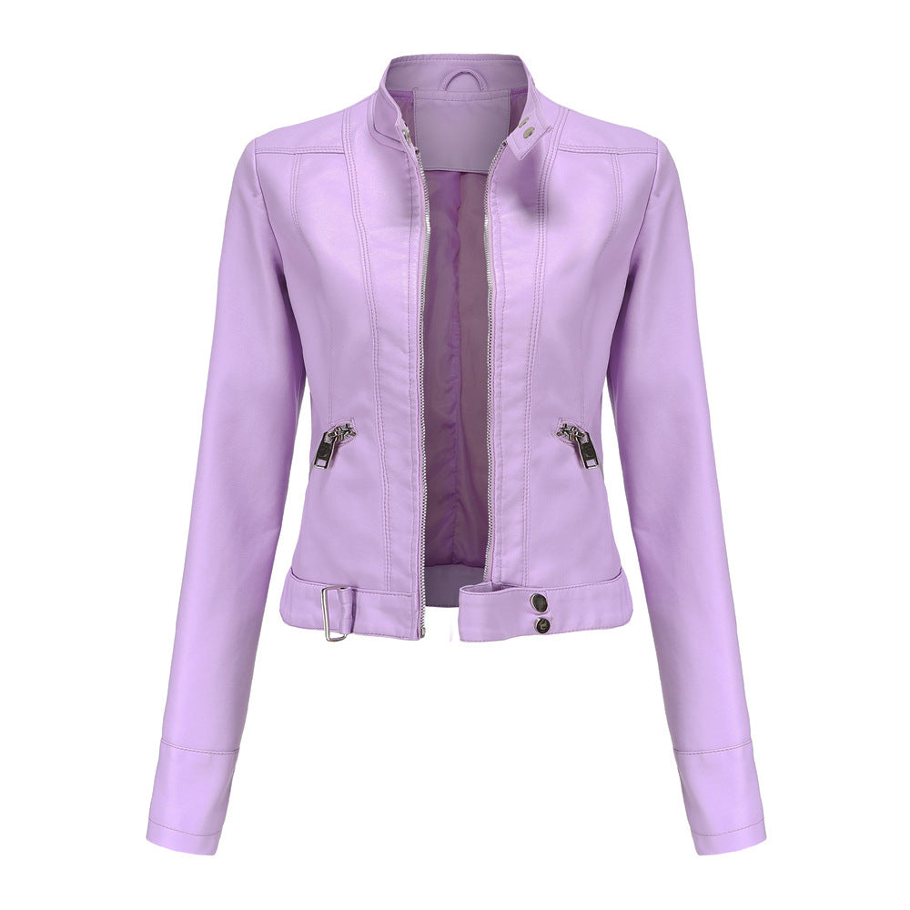 Freya | Classic Slim Leather Jacket for Women - Northeart Couture