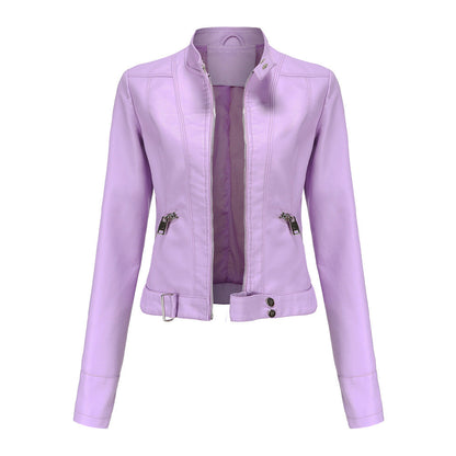 Freya | Classic Slim Leather Jacket for Women - Northeart Couture