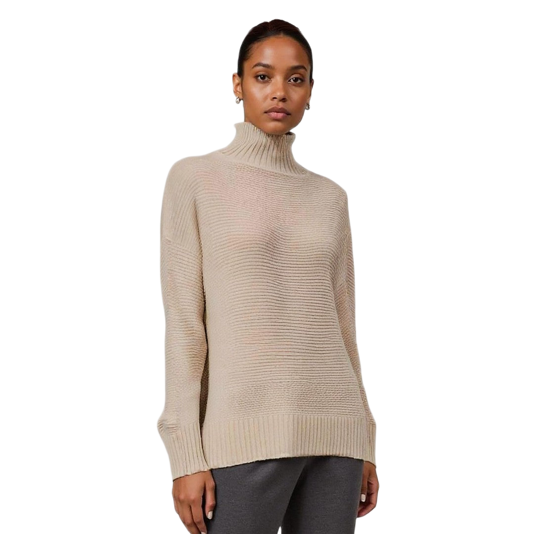 Yasmin | Turtleneck Wool Sweater — Elegant Warmth, Timeless Comfort - Northeart Couture