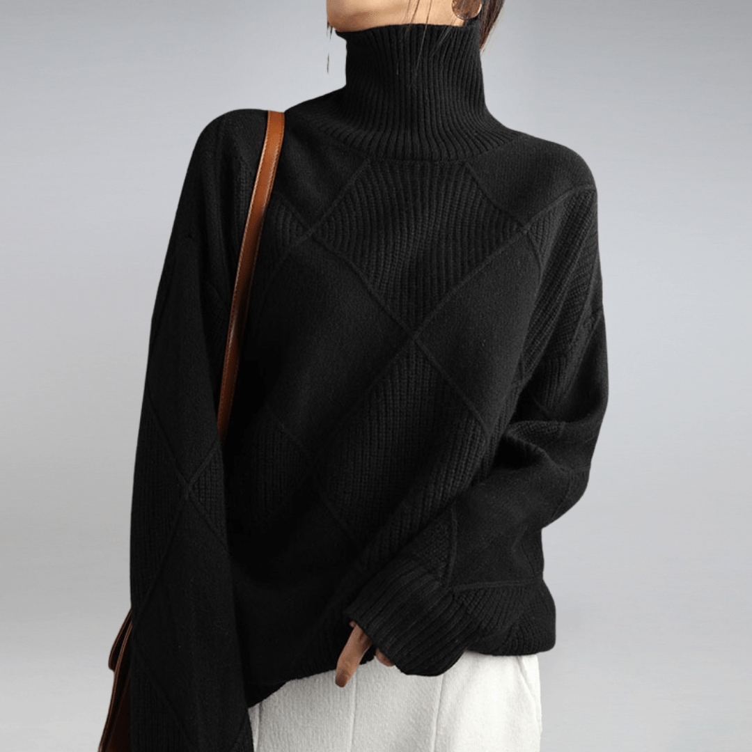 Adelina | Elegant Soft Turtleneck Sweater - Northeart Couture