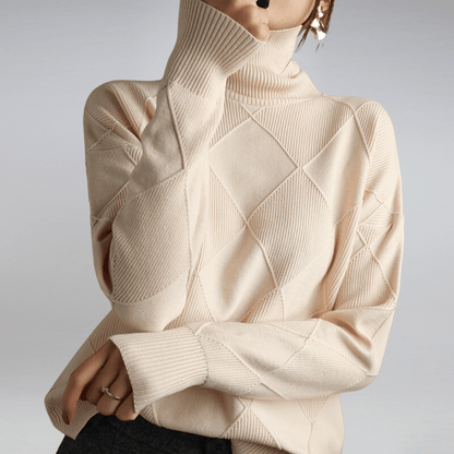 Adelina | Elegant Soft Turtleneck Sweater - Northeart Couture