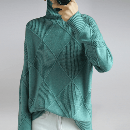 Adelina | Elegant Soft Turtleneck Sweater - Northeart Couture